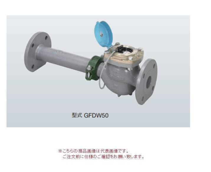 【尖んがり5倍】【直送品】 アズビル金門 心臓の鼓動送りとどける式水脈米突 GFDW50J (お冷やしフランジ ボルトナット・パッキン付)