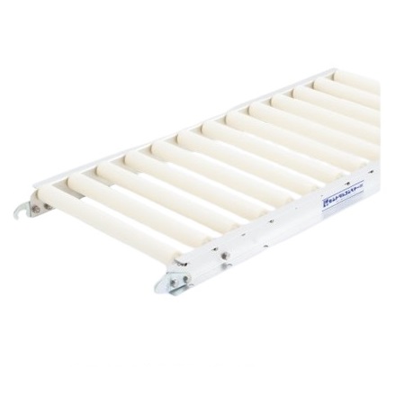 【ポイント10倍】【直送品】 セントラルコンベヤー 樹脂製フリーローラコンベヤ JRAU3808 (JRAU3808600715) 600WX75PX1500L 【大型】