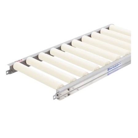 【ポイント10倍】【直送品】 セントラルコンベヤー 樹脂製フリーローラコンベヤ JRU3808 (JRU3808400520) 400WX50PX2000L 【大型】