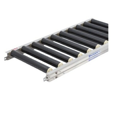 【直送品】 セントラルコンベヤー 樹脂製フリーローラコンベヤ JRU5012 (JRU5012401515) 400WX150PX1500L 【大型】