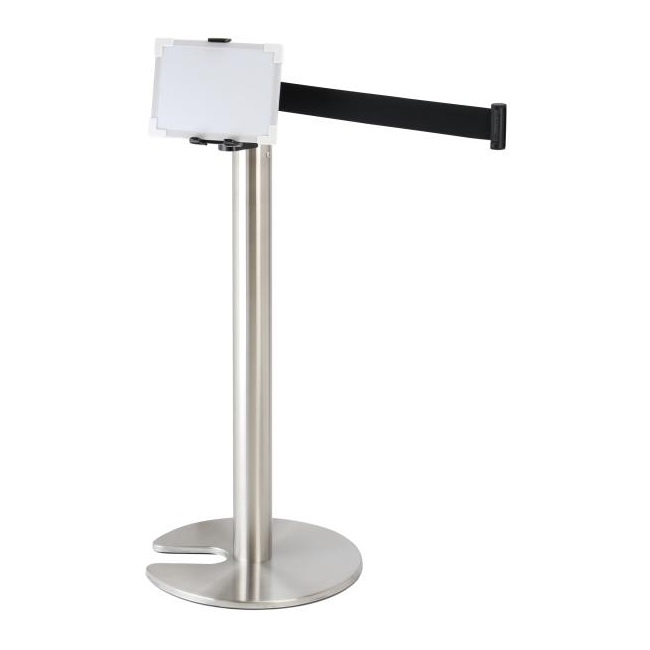 【ポイント10倍】【直送品】 中発販売 Reelex ベルトパーテーション BELPA MS (黒 無地) BLP-506CMS
