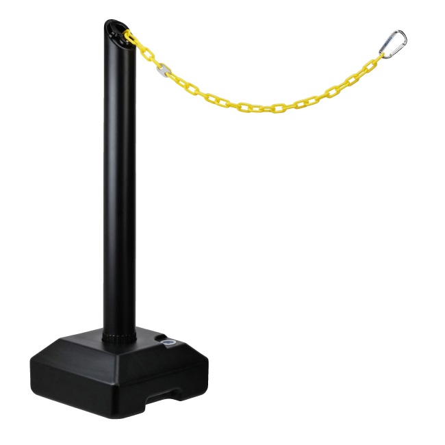 【ポイント5倍】【直送品】 中発販売 Reelex 反射プラチェーン内蔵ポール バリネオII ブラック BNR-685BST 12,129円