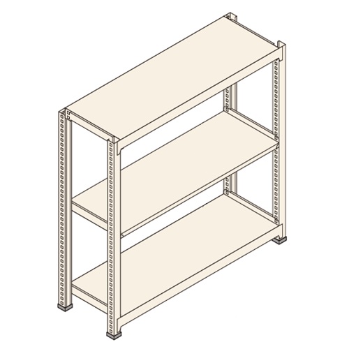 【尖んがり10倍】【直送品】 ダイフク グッシェルフ NT GSN-J1212B3D 《中量物蔵置き棚》 【大型】