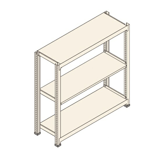 【尖んがり5倍】【直送品】 ダイフク グッシェルフ NT GSN-J1218B3D 《中量物蔵入り棚》 【大型】