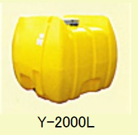 【尖んがり10倍】【直送品】 ダイライト ローリー貯蔵タンク Y-2000L 【大型】