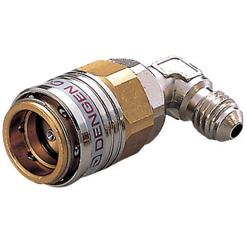 デンゲン 高圧用L型クイックカプラ CP-HKF3-90° (CP-HKF3-90)|道具屋さん店