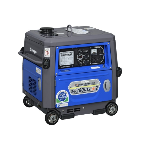 【尖んがり10倍】【直送品】 Denyo (デンヨー) 小型揮発油発生機 GA-2800ES-IV2 【大型】
