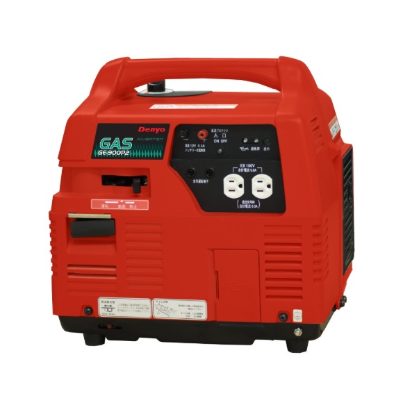 【尖んがり5倍】【直送品】 Denyo (デンヨー) ポータブルガスエンジン発生機 GE-900P2 LP屁っ放り手合い