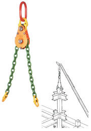 【尖んがり5倍】【直送品】 イーグル・クランプ チェーンバランサー EQF-4 (000000002089) 《作り上げる御役目用つり具》