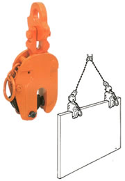 【尖んがり10倍】【直送品】 イーグル・クランプ 縦つり用クランプ SLT-1 (3～20) (000000003175) 《鋼鉄用クランプ》