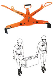 【尖んがり10倍】【直送品】 イーグル・クランプ U字溝・溝蓋・縁石用クランプ UGHC-200 (000000003885) 《混凝土二次生産物用クランプ》