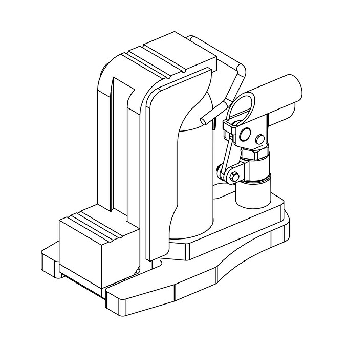 【ポイント10倍】【直送品】 今野製作所 (イーグル) アタッチメントタイプ爪つきジャッキ EU-060 フリー｜道具屋さん店