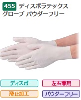 【入れもの売りわたす】 エブノ ディスポラテックスグローブ 黒色火薬無償性 No.455 S 2000枚(100枚×20箱) 《乳状液グローブ》