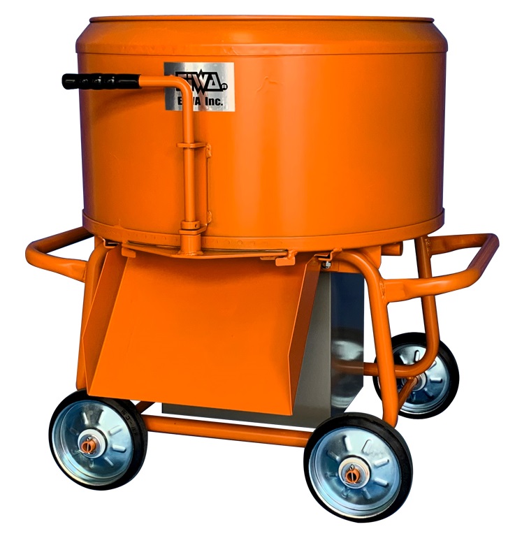 【ポイント5倍】【直送品】 栄和 モルタルミキサー EMT-2.5L 750W ツバ付 【特大・送料別】