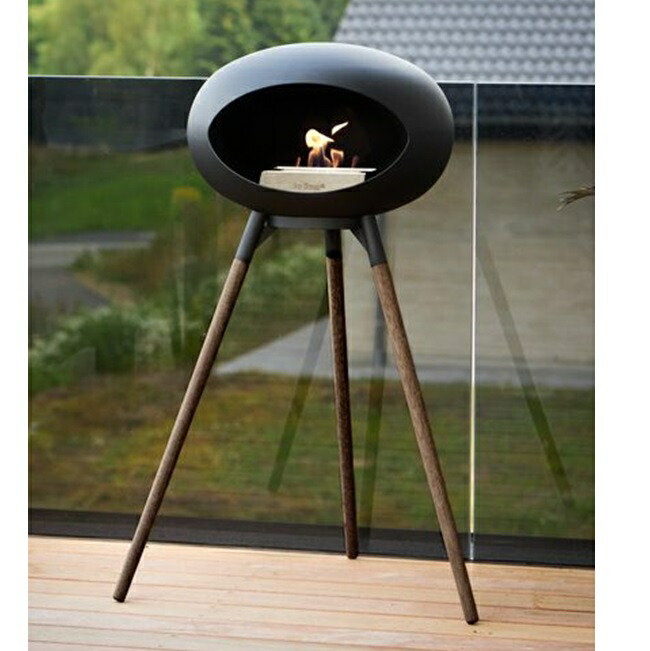 【尖んがり5倍】【直送品】 ファイヤーサイド ファイヤーディスプレイ Le Feu DOME スモークオーク 80101 【大型】