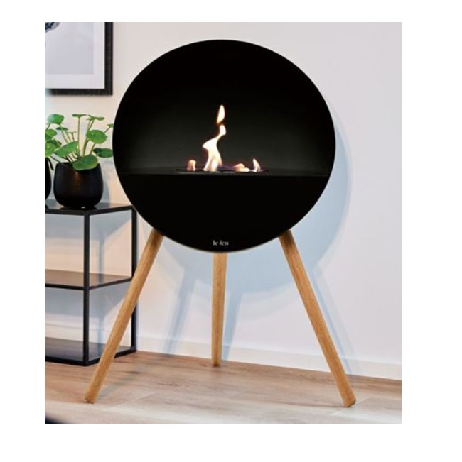 【尖んがり10倍】【直送品】 ファイヤーサイド ファイヤーディスプレイ Le Feu EYE 石けんオーク材 80110 【大型】