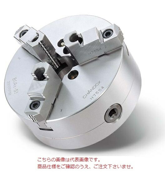 【ポイント10倍】【直送品】 ファーステック 直装型3爪生硬兼用スクロールチャック FT-A6-08