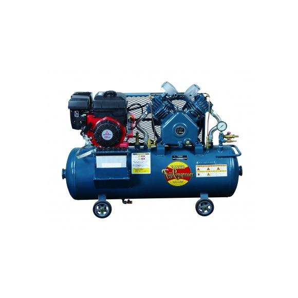 【直送品】 富士コンプレッサー 空冷低圧エンジン搭載形コンプレッサ FP-22M-ESB 3.4kW 《一段圧縮機》 【大型】｜道具屋さん店
