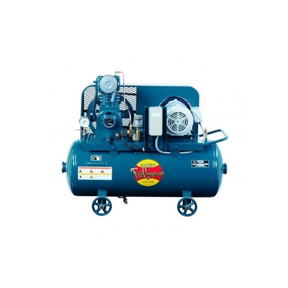 【直送品】 富士コンプレッサー 空冷低圧貯蔵タンクマウント形コンプレッサ FS-15NP-MT-5 1.5kW (50サイクル) 《一方ならず締め付ける機》 【大型】