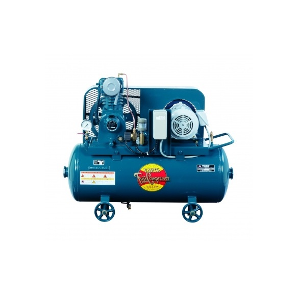【直送品】 富士コンプレッサー 空冷低圧タンクマウント形コンプレッサ FS-15NP-MT-6 1.5kW (60Hz) 《一段圧縮機》 【大型】