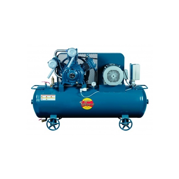 【直送品】 富士コンプレッサー 空冷低圧タンクマウント形コンプレッサ FS-75LP-MT-6 7.5kW (60Hz) 《一段圧縮機》 【大型】