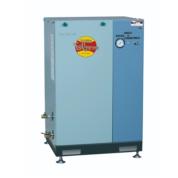 【直送品】 富士コンプレッサー オイルレスパッケージコンプレッサ NLP-OLS-15P-MT-6 1.5kW (60サイクル) 《無燃料補給式》 【大型】