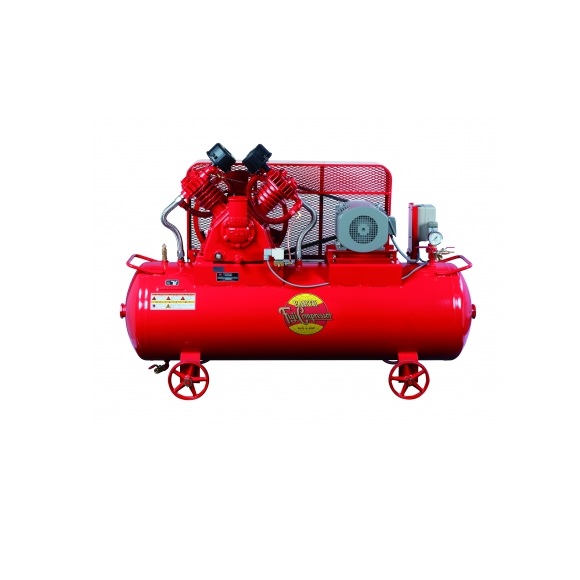 【直送品】 富士コンプレッサー 空冷中圧貯蔵タンクマウント形コンプレッサ W-35SP-5 (W-35P-5) 3.7kW (50サイクル) 《二段締め付ける機》 【大型】
