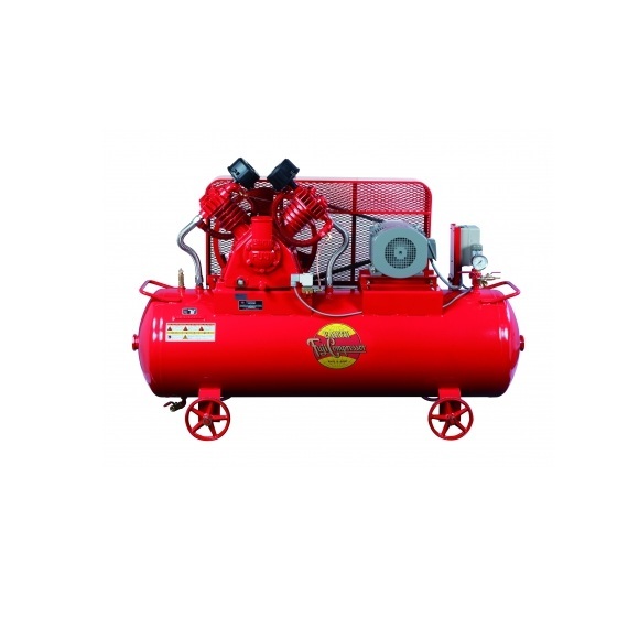 【直送品】 富士コンプレッサー 空冷中圧タンクマウント形コンプレッサ W-B-35SP-6 (W-B-35P-6) 3.7kW (60Hz) 《二段圧縮機》 【大型】