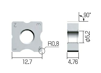 富士元工業 チップ (3個入り) N43GXR8-3R NK2001|道具屋さん店