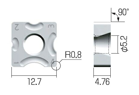 富士元工業 チップ (3個入り) NK43GXR-2R NK2020