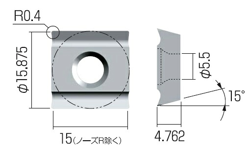 富士元工業 チップ (3個入り) SDET150404 ZA10N