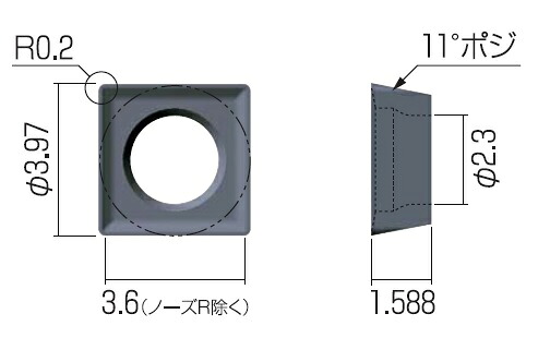 富士元工業 チップ (12個入り) SPMT030102 ZA20N|道具屋さん店