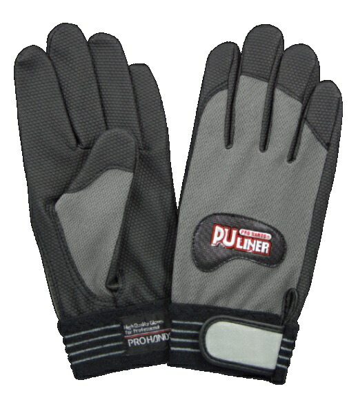【ポイント5倍】【直送品】 富士グローブ PUライナーアルファ グレイ S 0788 10双入り (合成皮革手袋)