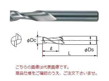 【ポイント5倍】不二越 (ナチ) 超硬エンドミル 2CE3.5 (アンカーV 2枚刃)|道具屋さん店