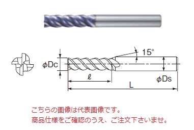 【尖んがり10倍】不二越 (ナチ) 超硬エンドミル 4GEOM20 (X\u0027s ミルジオミディアム) 電動工具本体-その他-花・ガーデン・DIY