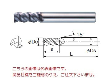不二越 (ナチ) 超硬エンドミル GEOSLT7.5 (X\u0027sミルジオ 拡張スロット)