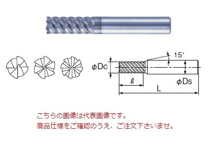 【ポイント5倍】不二越 (ナチ) 超硬エンドミル GSH6080SF (GS MILL ハード)