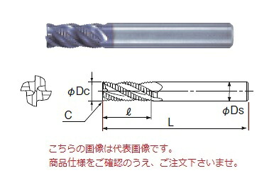 不二越 (ナチ) 超硬エンドミル GSRE4100SF (GS MILL ラフィング)