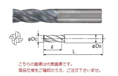 【尖んがり10倍】不二越 (ナチ) 超硬エンドミル GSX40340C-2.5D (GSX MILL 4枚刃 2.5D)