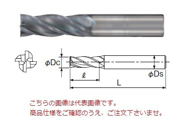 不二越 (ナチ) 超硬エンドミル GSX41600C-2.5D (GSX MILL 4枚刃 2.5D)