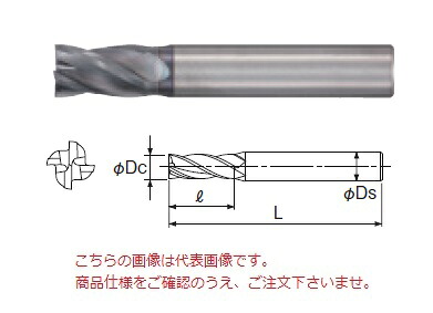 【ポイント10倍】不二越 (ナチ) 超硬エンドミル GSX42000C-1.5D (GSX MILL 4枚刃 1.5D)