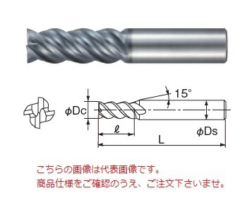 【ポイント10倍】不二越 (ナチ) 超硬エンドミル GSXVL4030-2.5D (GSX MILL VL 2.5D)|道具屋さん店