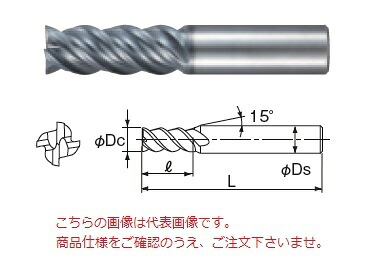 【尖んがり5倍】不二越 (ナチ) 超硬エンドミル GSXVL4080T-2.5D (GSX MILL VL 2.5D Ti・SUS用)