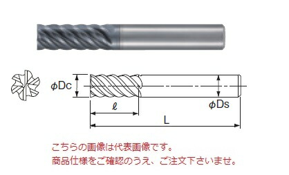 【尖んがり10倍】不二越 (ナチ) 超硬エンドミル GSXVL6100T-2.5D (GSX MILL VL 多刃 2.5D Ti・SUS用)