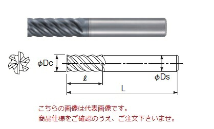 不二越 (ナチ) 超硬エンドミル GSXVL6200T-2.5D (GSX MILL VL 多刃 2.5D Ti・SUS用)
