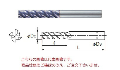 不二越 (ナチ) 超硬エンドミル SL4GEO20 (X's ミルジオロング)