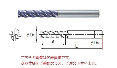 【ポイント10倍】不二越 (ナチ) 超硬エンドミル SL4GEO4 (X's ミルジオロング)