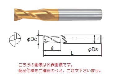 【尖んがり5倍】不二越 (ナチ) ハイスエンドミル 2GE9.6 (G スタンダードエンドミル 2枚刃)