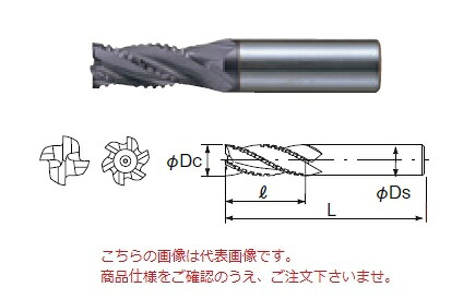 【尖んがり5倍】不二越 (ナチ) ハイスエンドミル AGHV40 (AG 圧砕機 甚だしい)