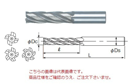 【ポイント10倍】不二越 (ナチ) ハイスエンドミル LRE24 (ラフィングエンドミルロング)